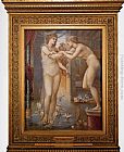 Edward Burne-jones Famous Paintings - Pygmalion and the Image III - The Godhead Fires